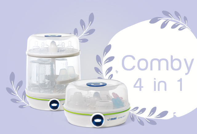 COMBY 4 IN 1, THE NEW J BIMBI HOME STERILIZER