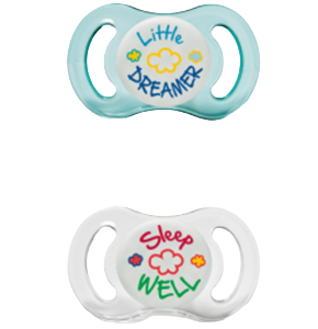 SMILE NIGHT LITTLE DREAMER BABY BLUE PACIFIERS