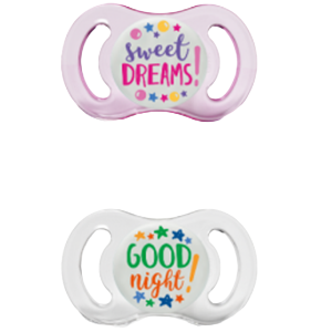 SMILE NIGHT LITTLE DREAMER BABY BLUE PACIFIERS