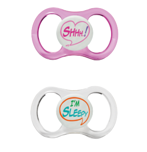 SMILE NIGHT PACIFIERS - SWEET DREAMS! PINK