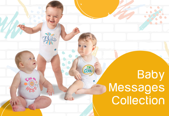 BABY MESSAGES COLLECTION BODYSUITS ARE HERE!